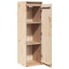 Wall Cabinet 30x30x100 cm Solid Wood Pine – Brown, 2