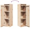 Wall Cabinet 30x30x100 cm Solid Wood Pine – Brown, 2