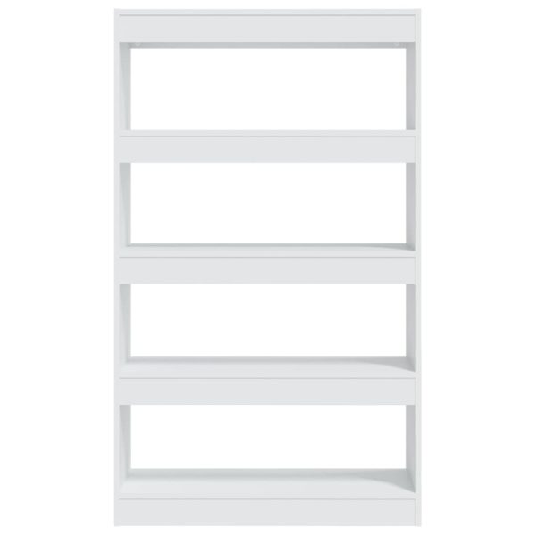 Northfield Book Cabinet/Room Divider 80x30x135 cm Engineered Wood – White