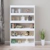 Bradwell Book Cabinet/Room Divider 100x30x166 cm – White