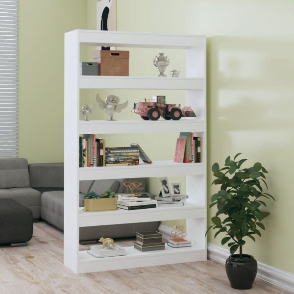 Bradwell Book Cabinet/Room Divider 100x30x166 cm – White