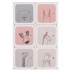 Cube Storage Cabinet for Kids with Cubes Pink PP – 74×36.5×108 cm, Pink