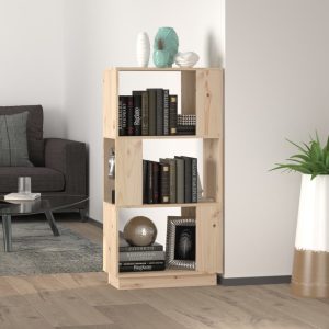 Castle Book Cabinet/Room Divider 51x25x101 cm Solid Wood Pine