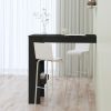 Wall Bar Table 102x45x103.5 cm Engineered Wood – Black