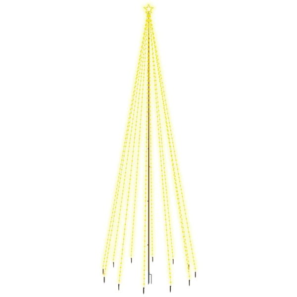 Christmas Tree with Spike LEDs – 500×160 cm, Warm White