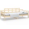 Chilwell Day Bed Solid Wood Pine 92×187 cm Single Bed Size – Brown