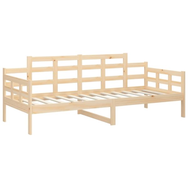 Chilwell Day Bed Solid Wood Pine 92×187 cm Single Bed Size – Brown