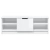 Pleasant TV Cabinet 102×35.5×36.5 cm Engineered Wood – High Gloss White