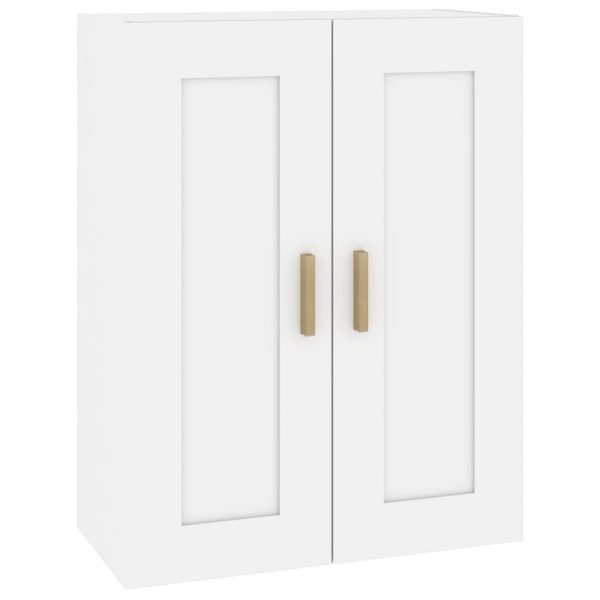 Wall Cabinet 69.5×32.5×90 cm Engineered Wood – White