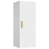 Wall Cabinet 34.5x34x90 cm Engineered Wood – White