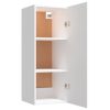 Wall Cabinet 34.5x34x90 cm Engineered Wood – White