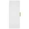 Wall Cabinet 34.5x34x90 cm Engineered Wood – White