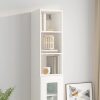 Wall Cabinet 34.5×32.5×90 cm Engineered Wood – White