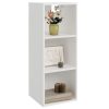 Wall Cabinet 34.5×32.5×90 cm Engineered Wood – White