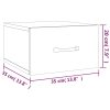 Wall-mounted Bedside Cabinets 2 pcs 35x35x20 cm – White