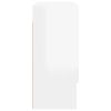 Wall Cabinet 60x31x70 cm Engineered Wood – High Gloss White