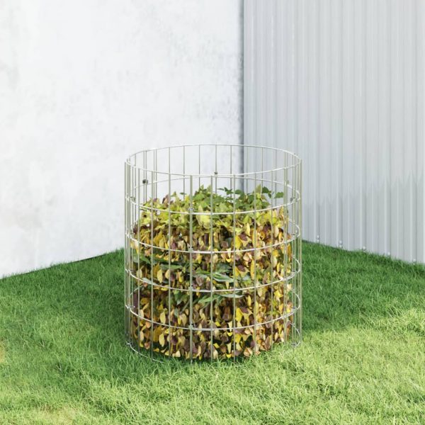 Garden Composter Galvanised Steel – 50×50 cm