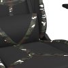 Massage Gaming Chair with Footrest Leather – Black and Camouflage