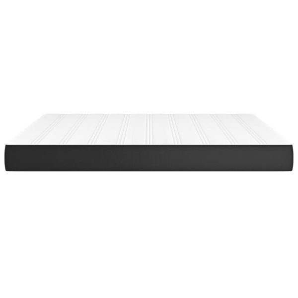 Ashfield Pocket Spring Bed Mattress Black Full Faux Leather – QUEEN