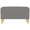 Bench Fabric – 70x35x41 cm, Dark Grey