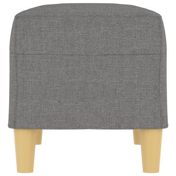 Bench Fabric – 70x35x41 cm, Dark Grey