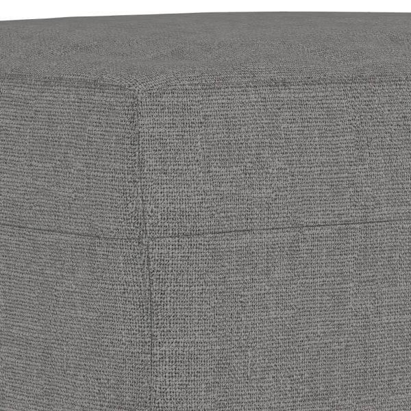 Bench Fabric – 70x35x41 cm, Dark Grey