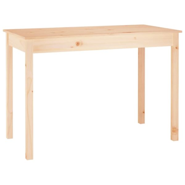 Dining Table Solid Wood Pine – 110x55x75 cm