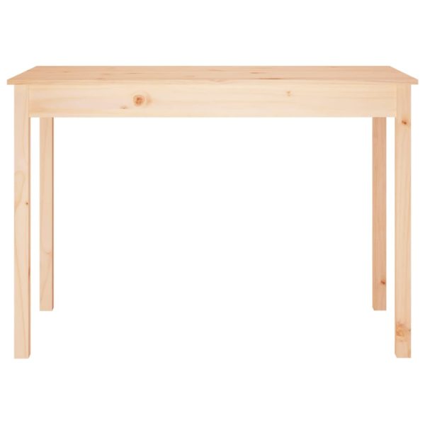 Dining Table Solid Wood Pine – 110x55x75 cm