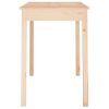 Dining Table Solid Wood Pine – 110x55x75 cm