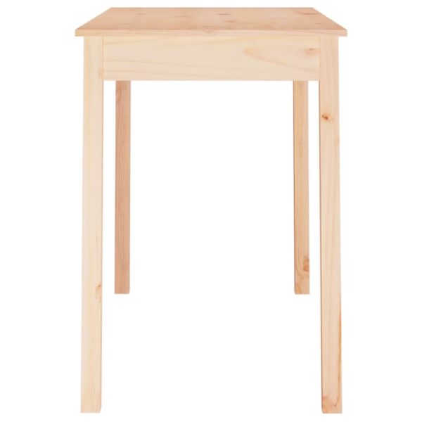 Dining Table Solid Wood Pine – 110x55x75 cm