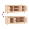 Shoe Cabinet 110x38x45.5 cm Solid Wood Pine