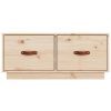 Quinta TV Cabinet 80x34x35 cm Solid Wood Pine