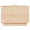 Storage Boxes with Lids 3 pcs Solid Wood Pine