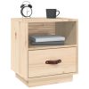 Davenport Bedside Cabinets 2 pcs 40x34x45 cm Solid Wood Pine