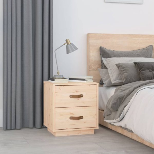 Calexico Bedside Cabinets 2 pcs 40x34x45 cm Solid Wood Pine