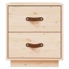 Calexico Bedside Cabinets 2 pcs 40x34x45 cm Solid Wood Pine