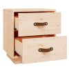 Calexico Bedside Cabinets 2 pcs 40x34x45 cm Solid Wood Pine