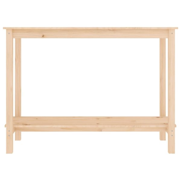 Console Table 110x40x80 cm Solid Wood Pine