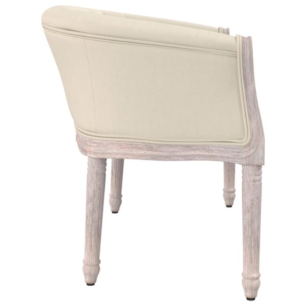 Bench 98x56x69 cm Beige Linen