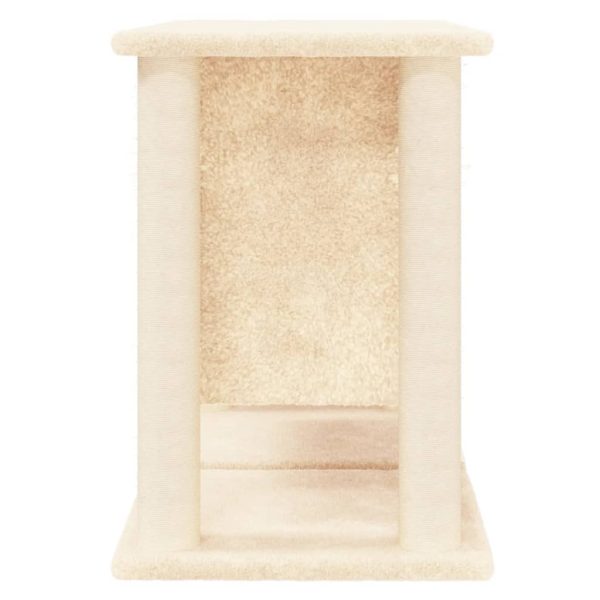 Cat Tree with Sisal Scratching Posts 50 cm – Cream