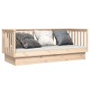 Abbey Day Bed 92×187 cm Single Bed Size Solid Wood Pine – Brown