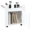 Desk Trolley 60x45x60 cm Engineered Wood – White