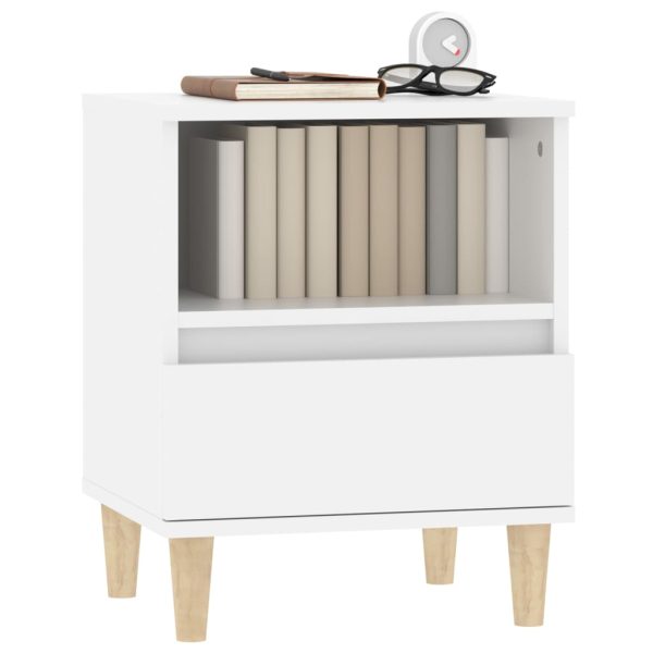 Hermiston Bedside Cabinet 40x35x50 cm – White, 1