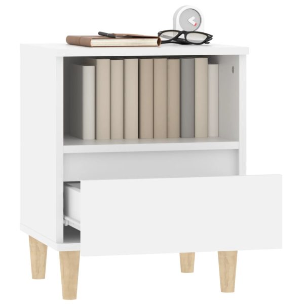 Hermiston Bedside Cabinet 40x35x50 cm – White, 1