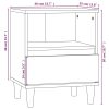 Hermiston Bedside Cabinet 40x35x50 cm – White, 1