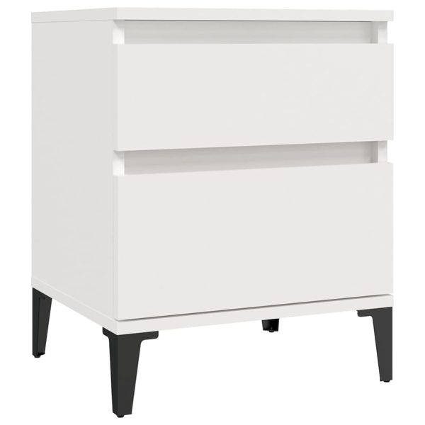 Schiller Bedside Cabinet 40x35x50 cm – White, 1