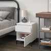 Schiller Bedside Cabinet 40x35x50 cm – White, 1