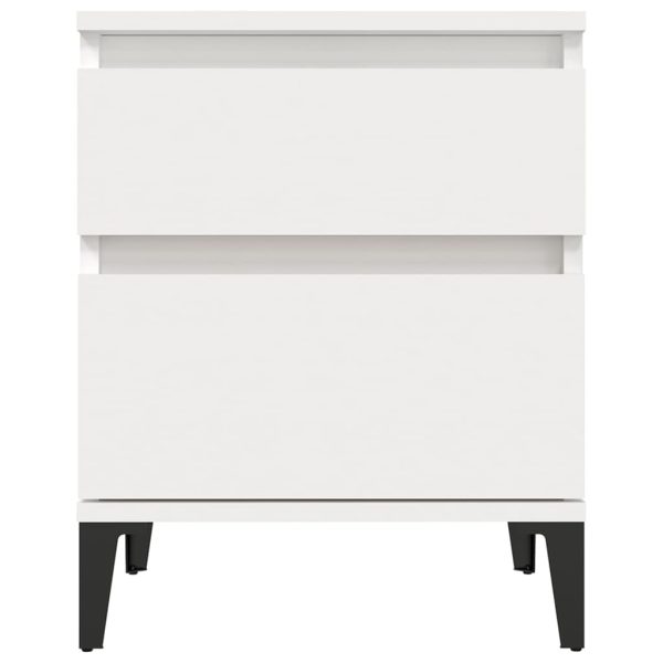 Schiller Bedside Cabinet 40x35x50 cm – White, 1