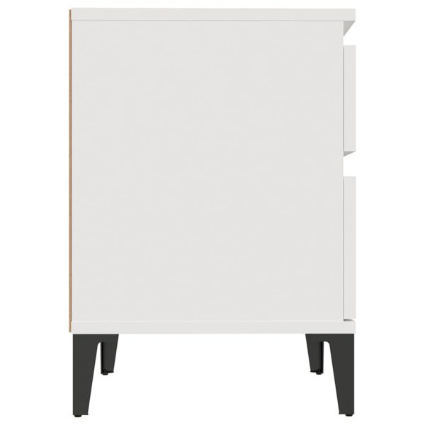 Schiller Bedside Cabinet 40x35x50 cm – White, 1