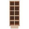 Wine Cabinet 23x34x61 cm Solid Wood Pine